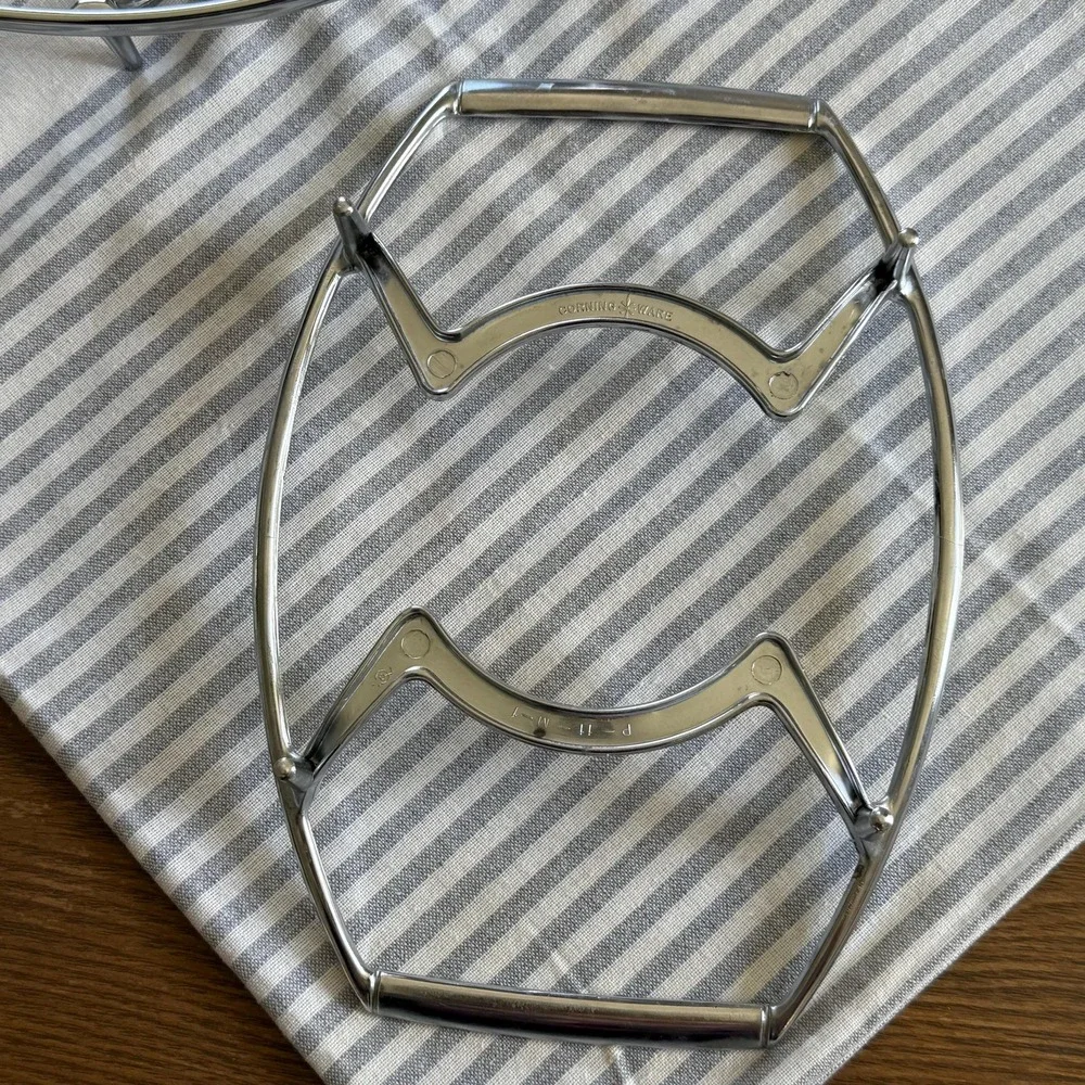Set of 2 Corning Ware Trivet Serving Stand P-11-M-1 Casserole Holder 7